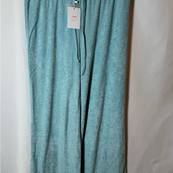 Andie Matching Set Swim Crop Top& The Crop Pant Terry Cloth - Picture 7 of 9